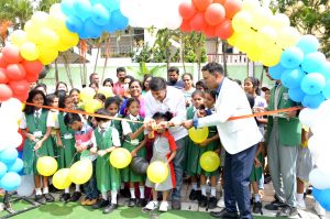 Sports Day event held at cambridge school kr puram